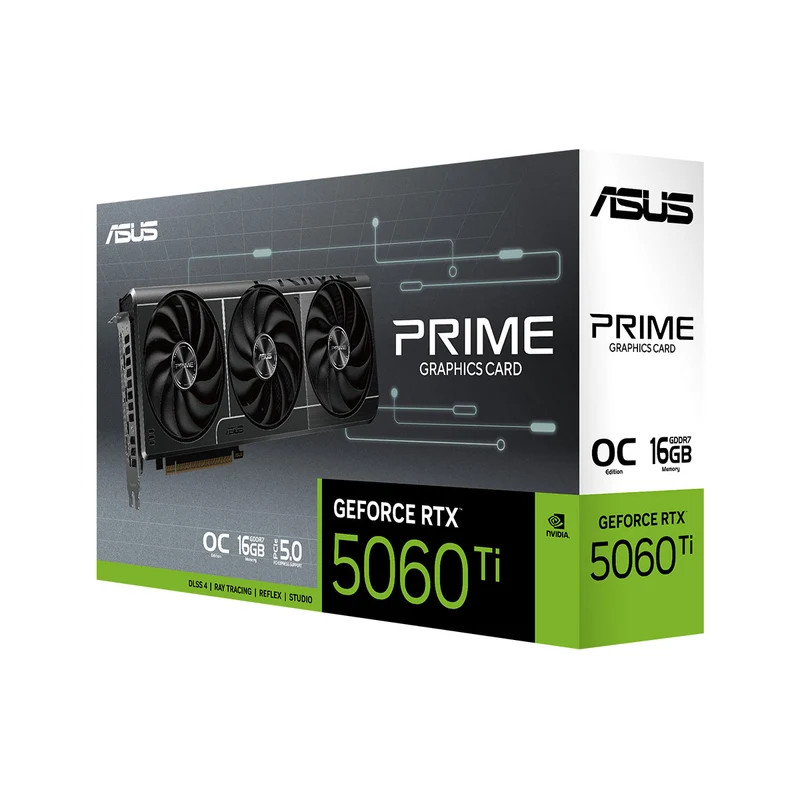 ASUS Prime Geforce RTX 5060 Ti 16GB GDDR7 OC Graphics Card
