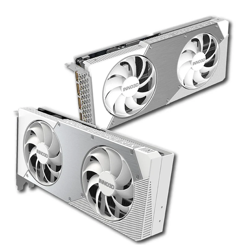 Inno3D Geforce RTX 5060 Ti TWIN X2 OC 16GB GDDR7 Graphics Card (White) (N506T2-16D7X-191073W)