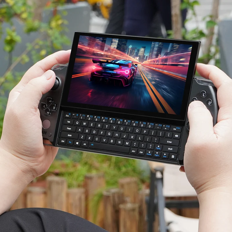 GPD Win 4 2025 AMD Ryzen AI 9 HX 370 6" (1920x1080) 32GB RAM LPDDR5X-7500MT/S 2TB SSD AMD Radeon 890M Graphics (RDNA3.5) Windows 11 Handheld Gaming PC Console (Black)