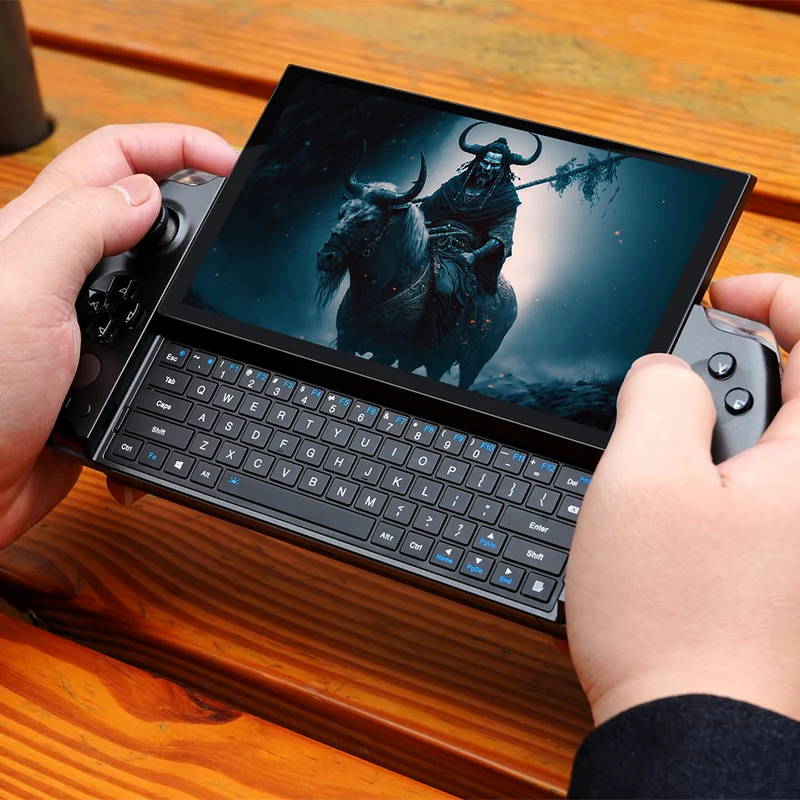 GPD Win 4 2025 AMD Ryzen AI 9 HX 370 6" (1920x1080) 32GB RAM LPDDR5X-7500MT/S 2TB SSD AMD Radeon 890M Graphics (RDNA3.5) Windows 11 Handheld Gaming PC Console (Black)