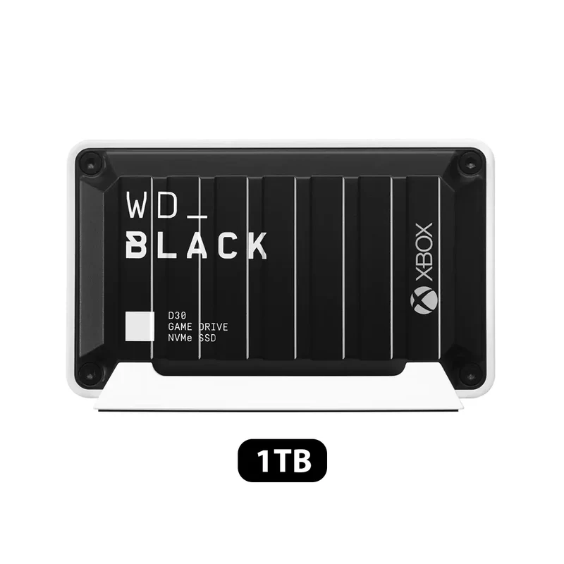 WD Black D30 Game Drive External SSD Compatible for XBOX (1TB, 2TB) (WDBAMF0010BBW-WESN, WDBAMF0020BBW-WESN)