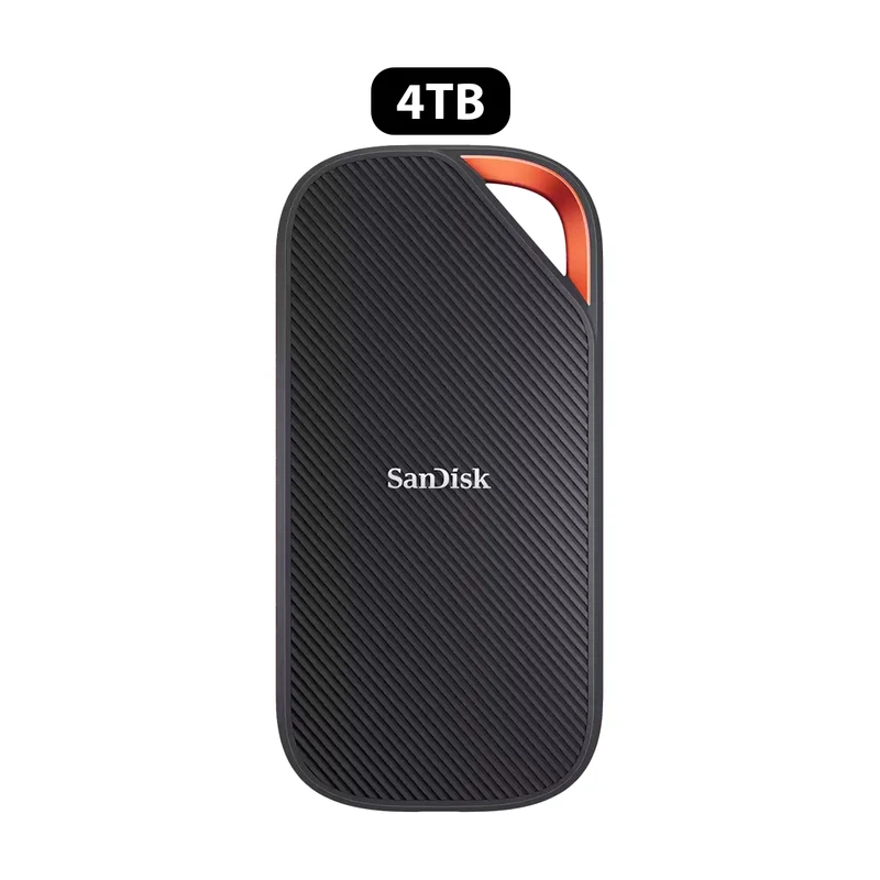 SanDisk Extreme PRO with USB4 up to 3800MB/s Read & 3700MB/s Write Portable SSD (2TB, 4TB) (SDSSDE82-2T00-G25, SDSSDE82-4T00-G25)