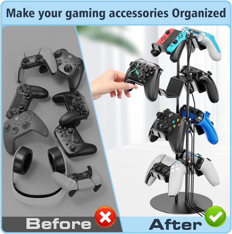 Kytok Multiple Controller Desk Stand for 8 Controllers (KT-515)