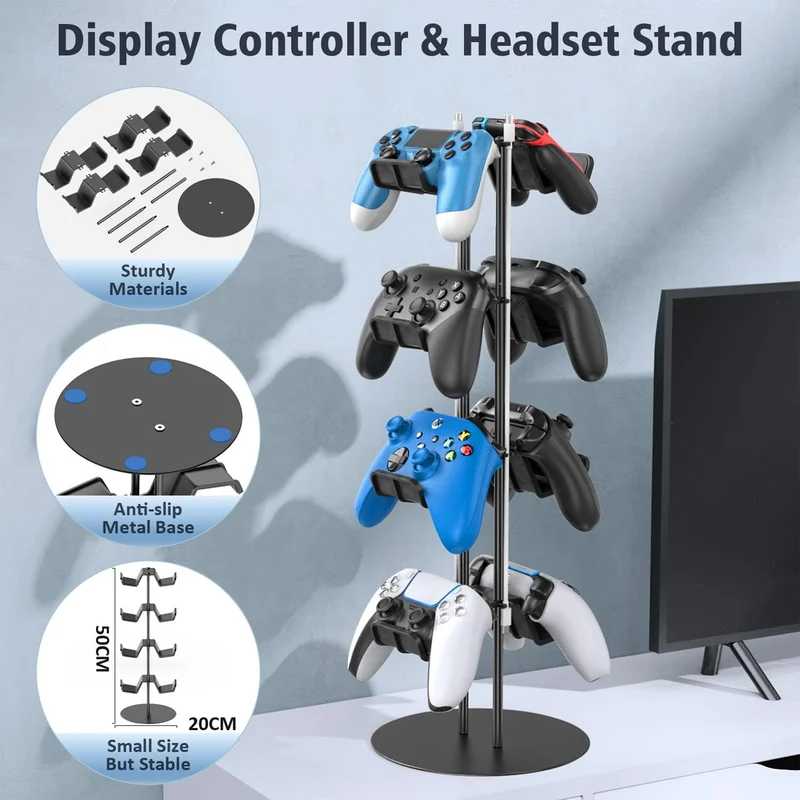 Kytok Multiple Controller Desk Stand for 8 Controllers (KT-515)