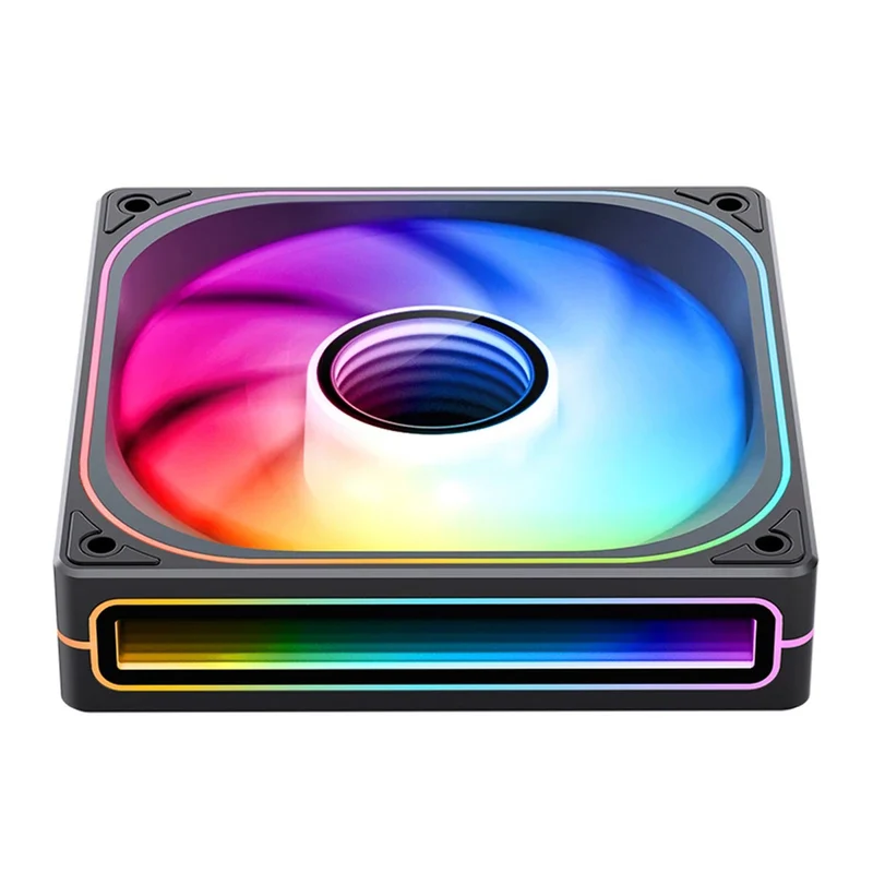 Jonsbo ZB-120BR 120mm ARGB Infinity Mirror Series Reverse Fan (Black)