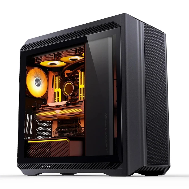 Jonsbo D500 E-ATX Computer Case (Black, Silver)