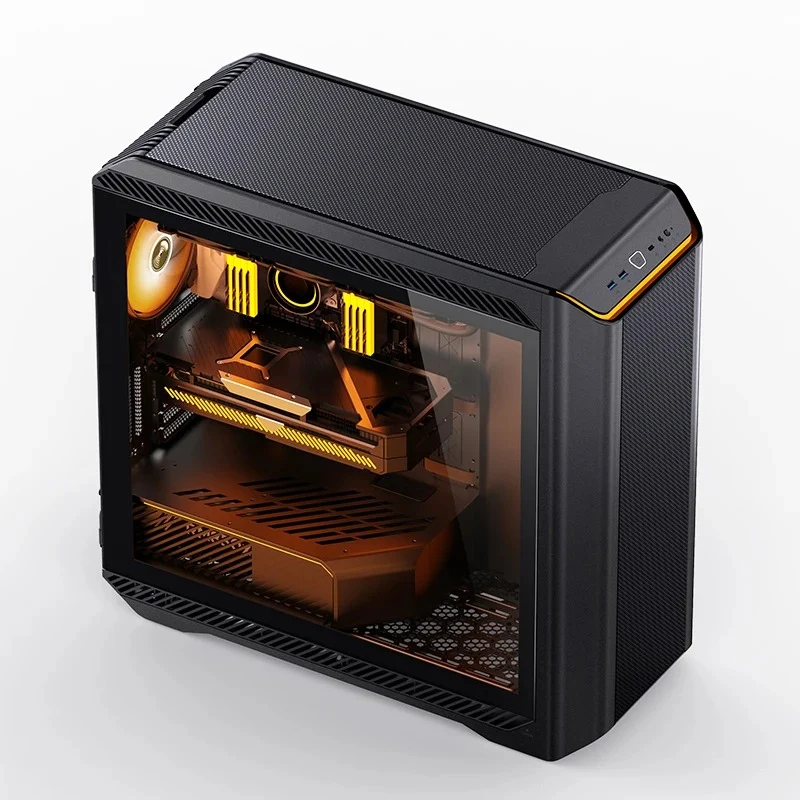 Jonsbo D500 E-ATX Computer Case (Black, Silver)