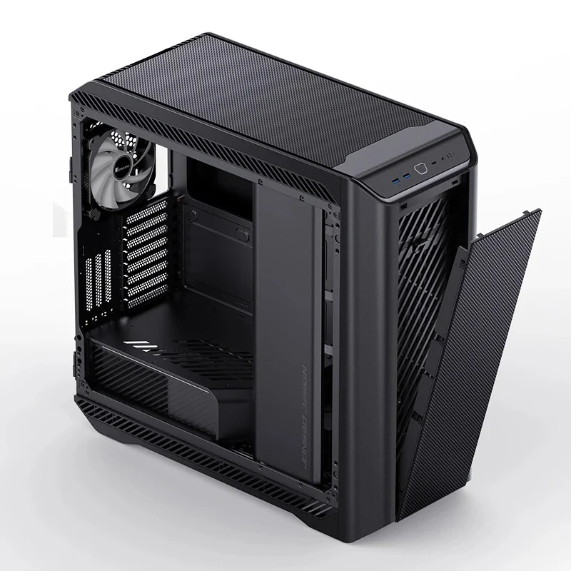 Jonsbo D500 E-ATX Computer Case (Black, Silver)