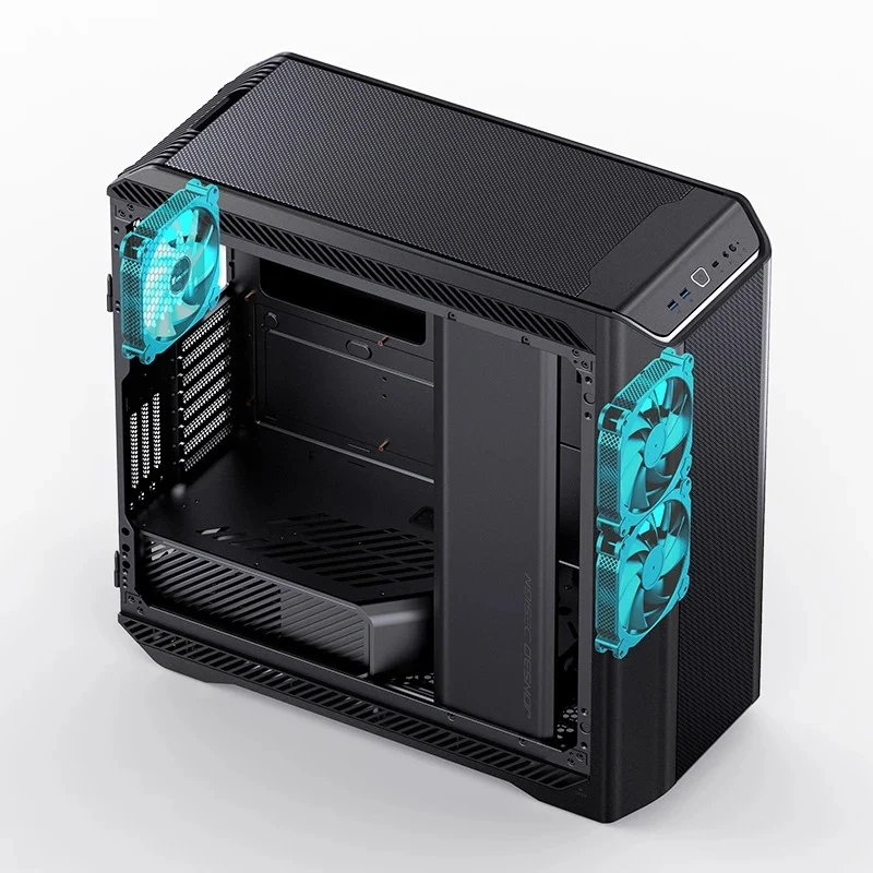 Jonsbo D500 E-ATX Computer Case (Black, Silver)