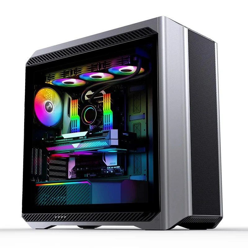 Jonsbo D500 E-ATX Computer Case (Black, Silver)