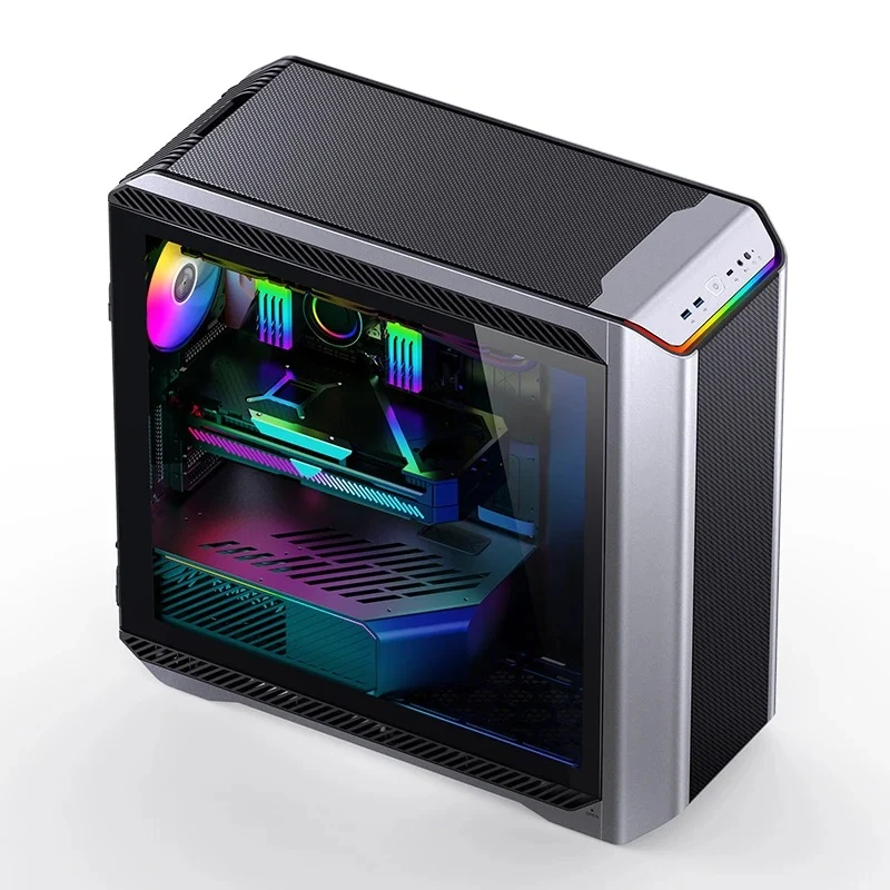 Jonsbo D500 E-ATX Computer Case (Black, Silver)