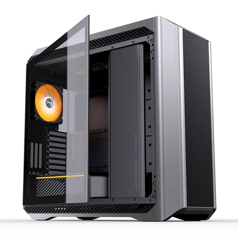 Jonsbo D500 E-ATX Computer Case (Black, Silver)