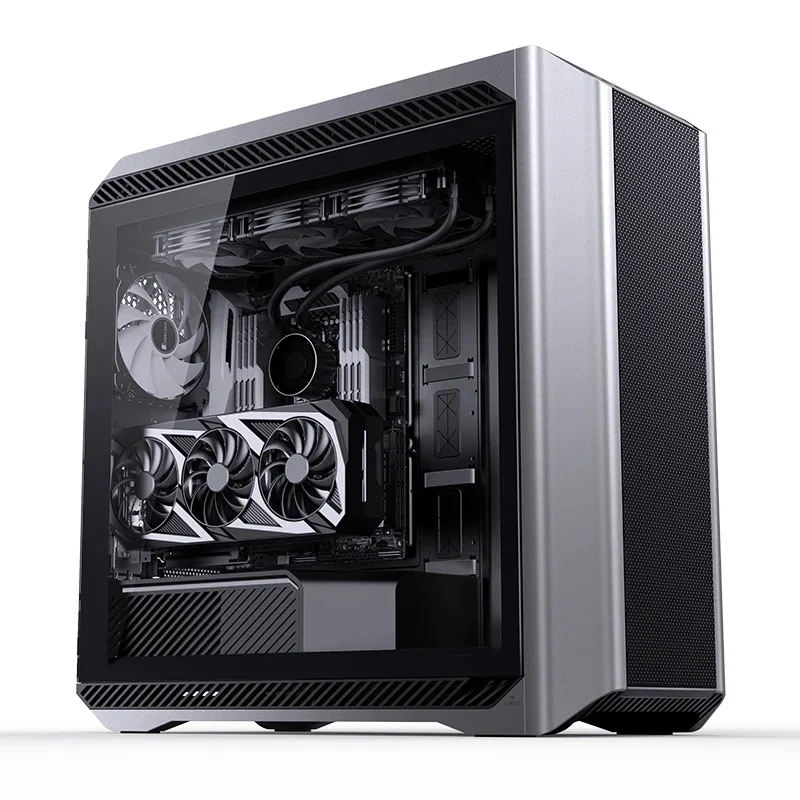 Jonsbo D500 E-ATX Computer Case (Black, Silver)