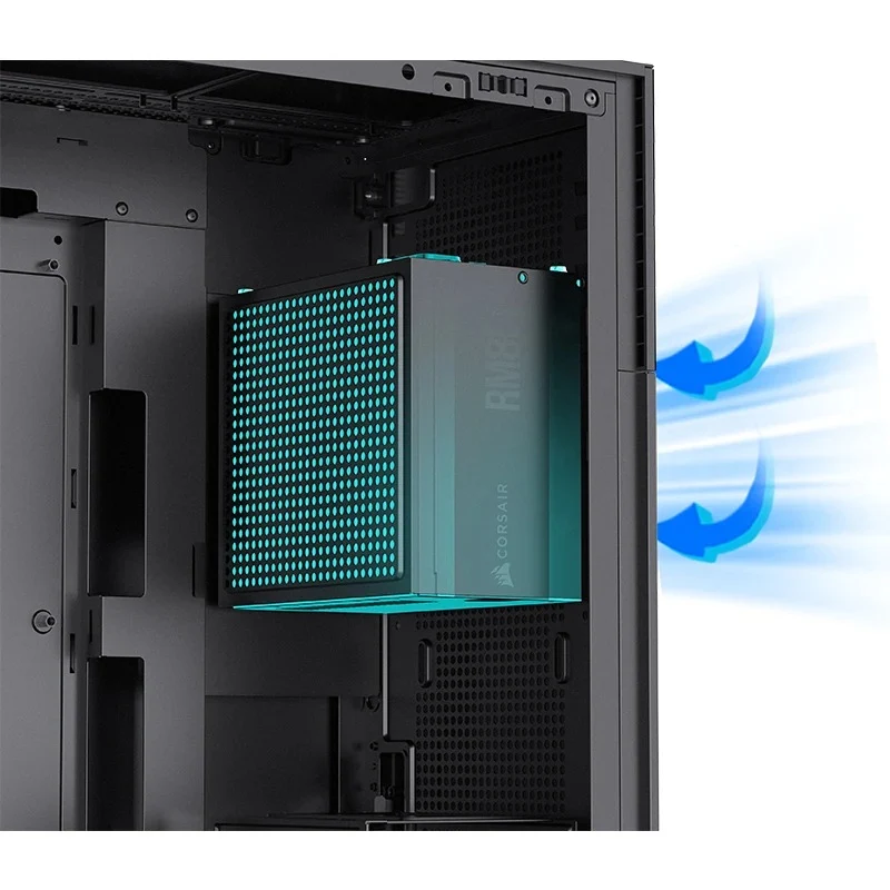 Jonsbo D41 Mesh ATX Computer Case (Black, White) + Jonsbo DS8 8" Display Secondary Screen (Black, White)