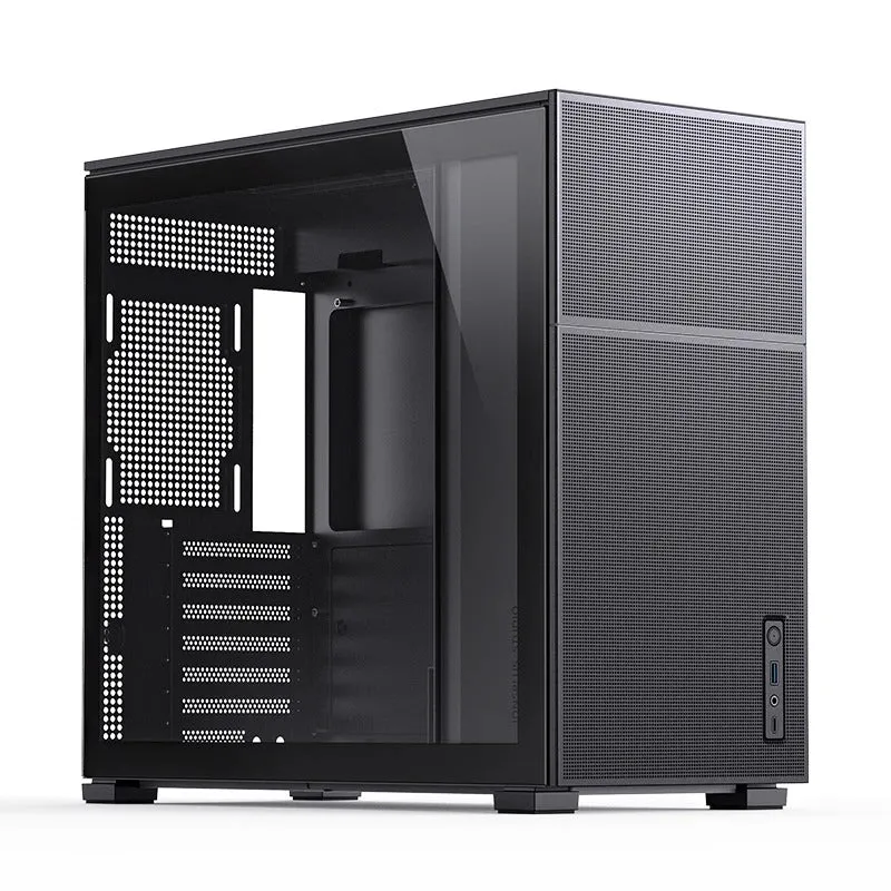 Jonsbo D41 Mesh ATX Computer Case (Black, White)