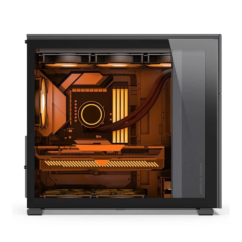 Jonsbo D41 Mesh ATX Computer Case (Black, White)