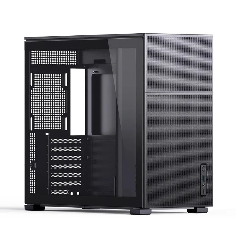 Jonsbo D41 Mesh ATX Computer Case (Black, White)