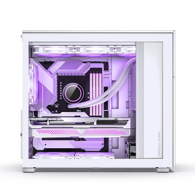 Jonsbo D41 Mesh ATX Computer Case (Black, White)
