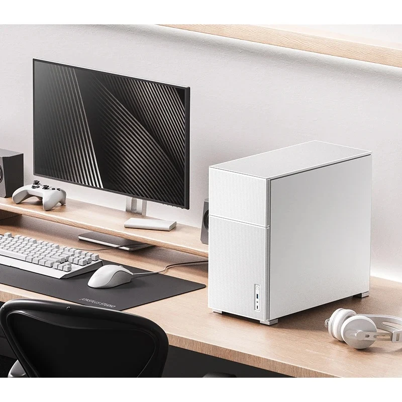 Jonsbo D41 Mesh ATX Computer Case (Black, White)