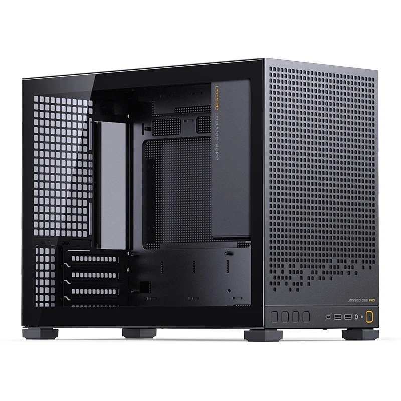 Jonsbo D32 Pro M-ATX Computer Case (Black, White)