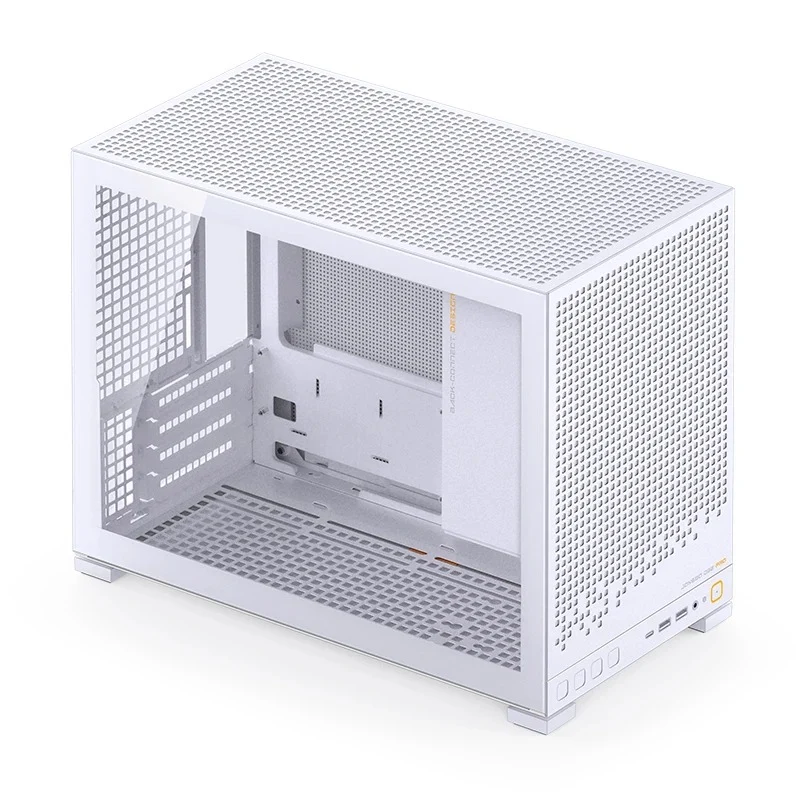 Jonsbo D32 Pro M-ATX Computer Case (Black, White)