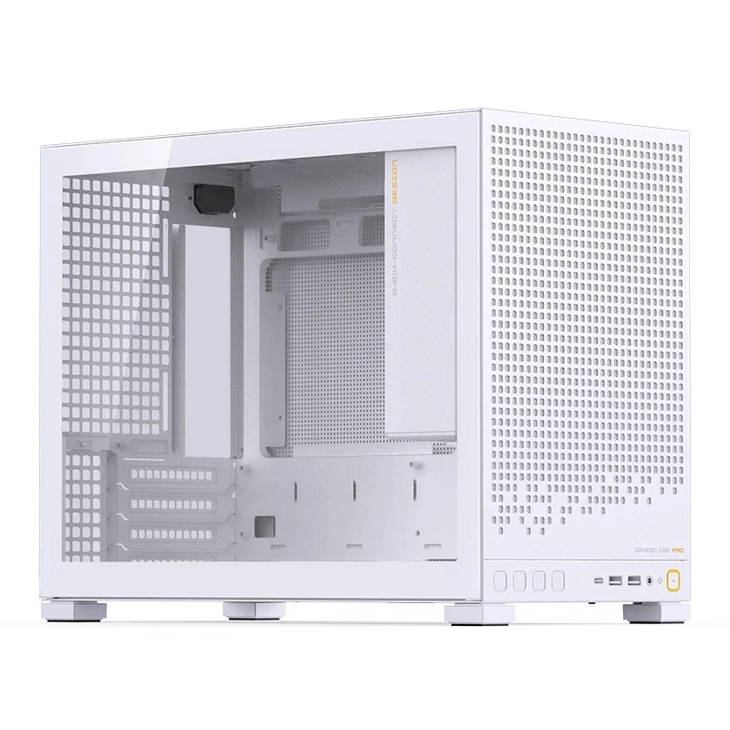 Jonsbo D32 Pro M-ATX Computer Case (Black, White)