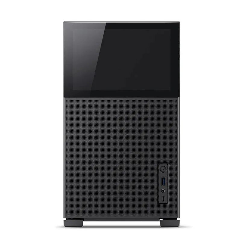 Jonsbo D31 Mesh M-ATX Computer Case (Black, White) + Jonsbo DS8 8" Display Secondary Screen (Black, White)