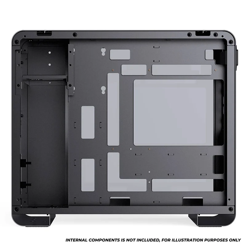 Jonsbo U4 Mini M-ATX Computer Case (Black, White)