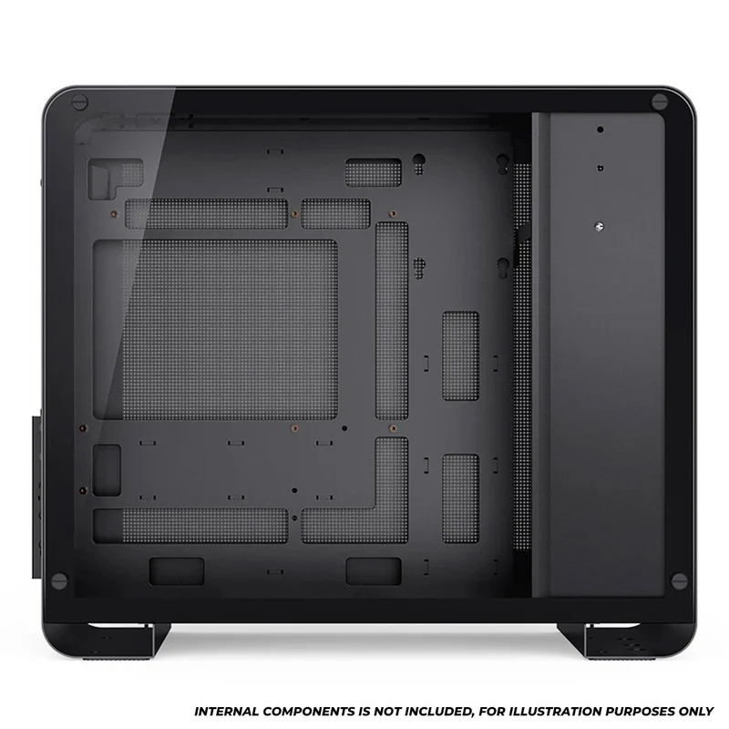 Jonsbo U4 Mini M-ATX Computer Case (Black, White)