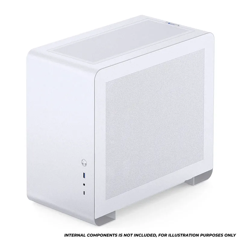 Jonsbo U4 Mini M-ATX Computer Case (Black, White)