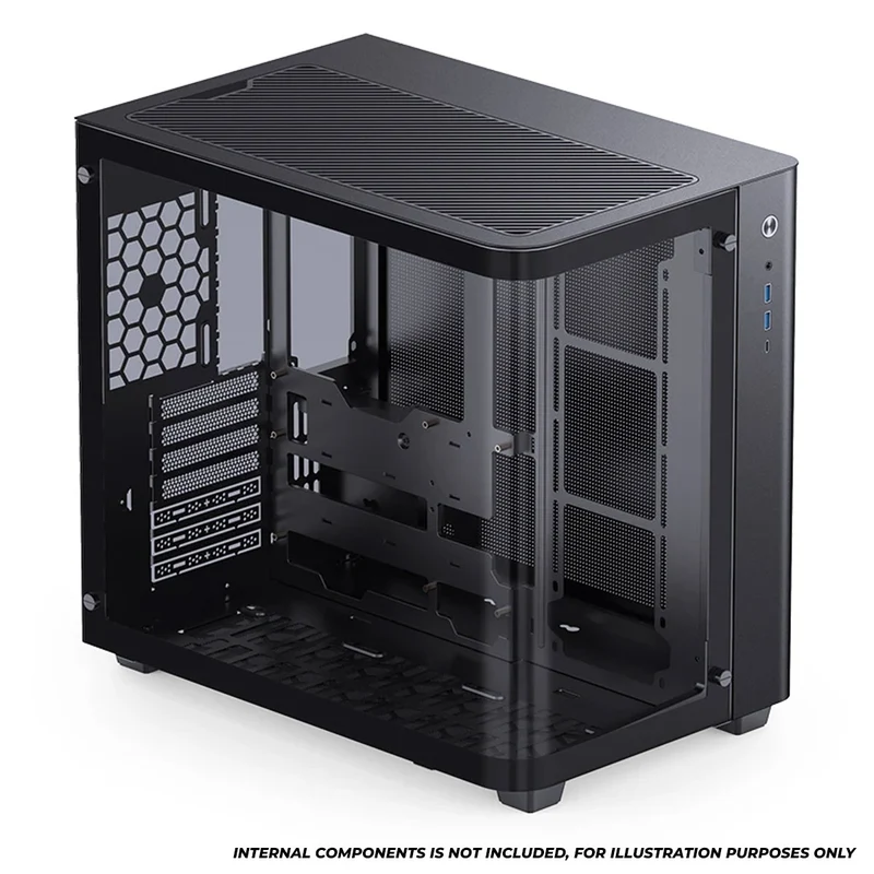 Jonsbo TK-3 ATX Separated Cabinet Computer Case (Black, White)