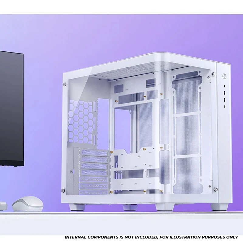 Jonsbo TK-3 ATX Separated Cabinet Computer Case (Black, White)