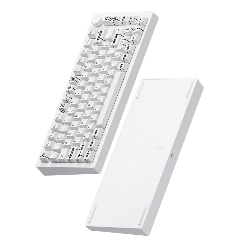 MonsGeek M1 V5 VIA Prototype Aluminum Case Multi-Mode RGB Hot-Swappable Mechanical Keyboard (Akko V3 Piano Pro Switch)
