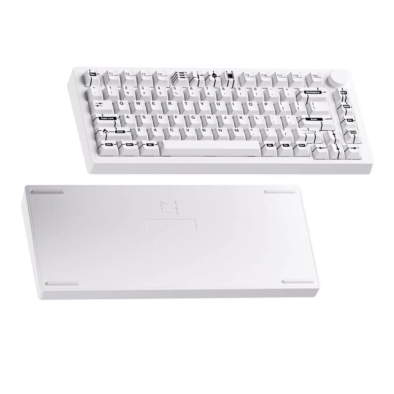 MonsGeek M1 V5 VIA Prototype Aluminum Case Multi-Mode RGB Hot-Swappable Mechanical Keyboard (Akko V3 Piano Pro Switch)