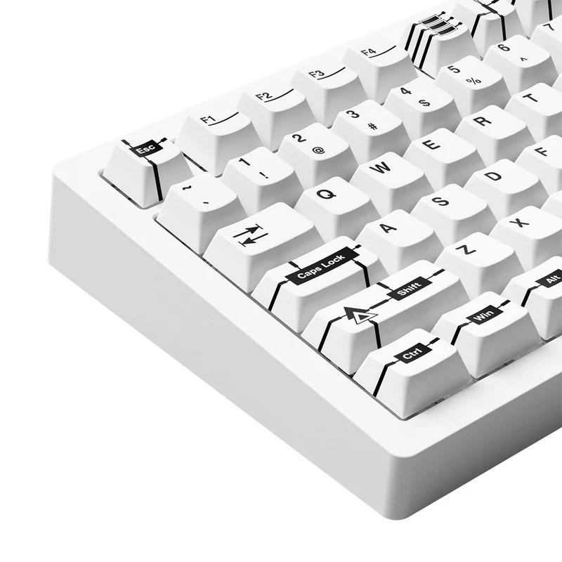 MonsGeek M1 V5 VIA Prototype Aluminum Case Multi-Mode RGB Hot-Swappable Mechanical Keyboard (Akko V3 Piano Pro Switch)