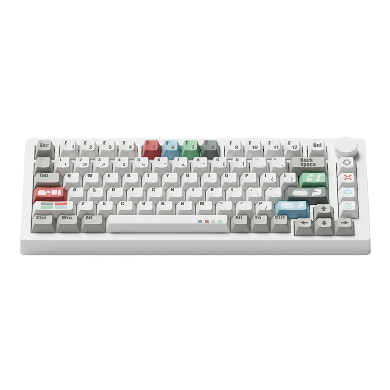 MonsGeek M1 V5 VIA Recycling Aluminum Case Multi-Mode RGB Hot-Swappable Mechanical Keyboard (Akko Botany Switch)