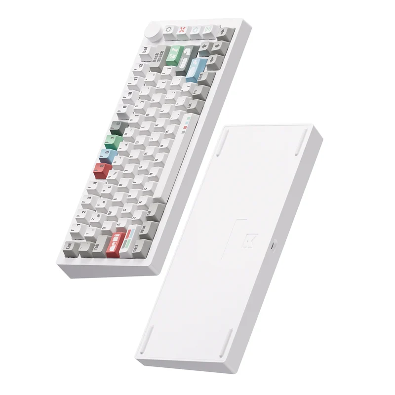 MonsGeek M1 V5 VIA Recycling Aluminum Case Multi-Mode RGB Hot-Swappable Mechanical Keyboard (Akko Botany Switch)