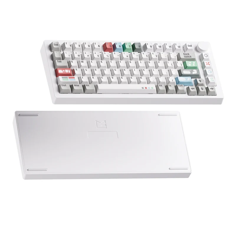 MonsGeek M1 V5 VIA Recycling Aluminum Case Multi-Mode RGB Hot-Swappable Mechanical Keyboard (Akko Botany Switch)