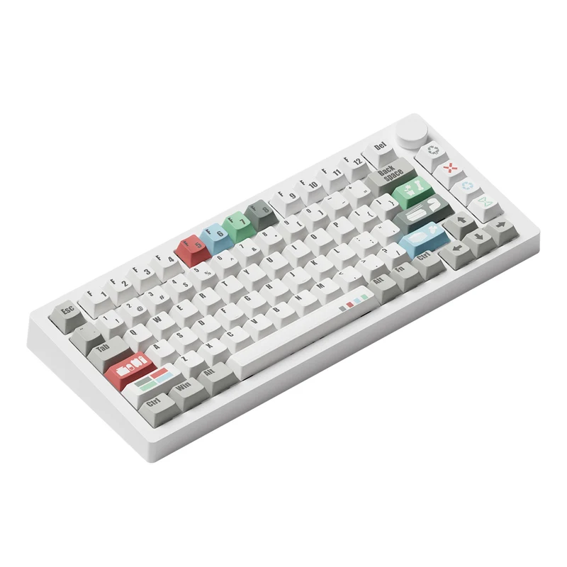 MonsGeek M1 V5 VIA Recycling Aluminum Case Multi-Mode RGB Hot-Swappable Mechanical Keyboard (Akko Botany Switch)