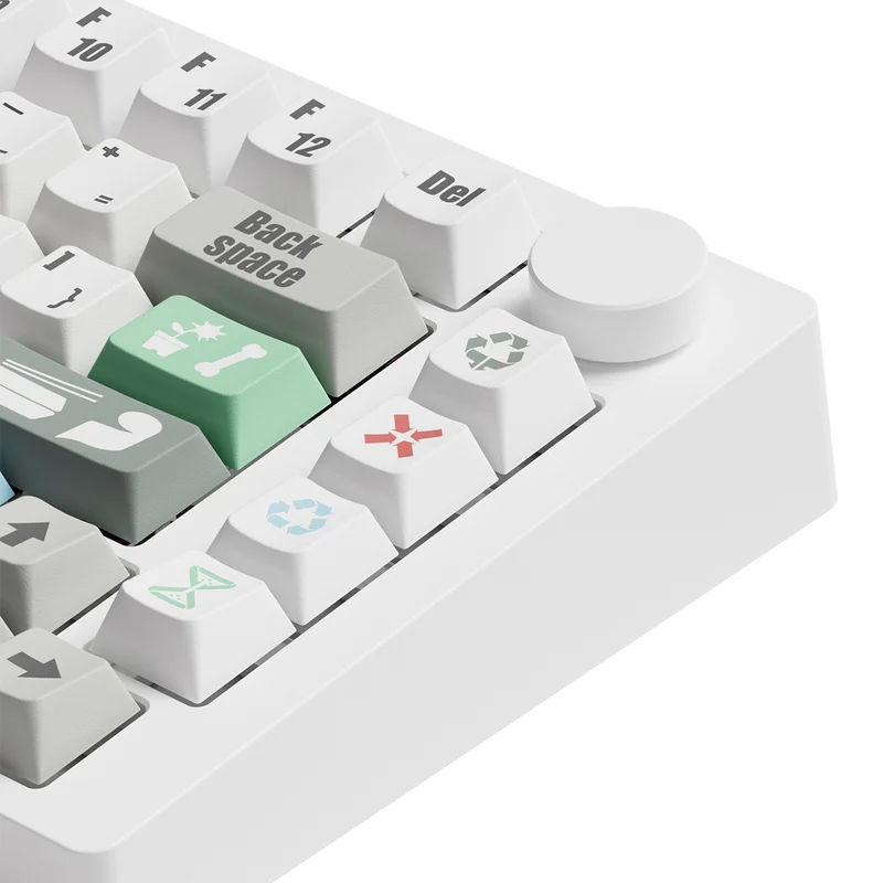 MonsGeek M1 V5 VIA Recycling Aluminum Case Multi-Mode RGB Hot-Swappable Mechanical Keyboard (Akko Botany Switch)