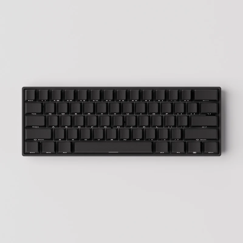 MonsGeek FUN60 Pro SP Shine-Through Black Multi-Mode RGB Mechanical Keyboard (Akko Glare Magnetic Switch)