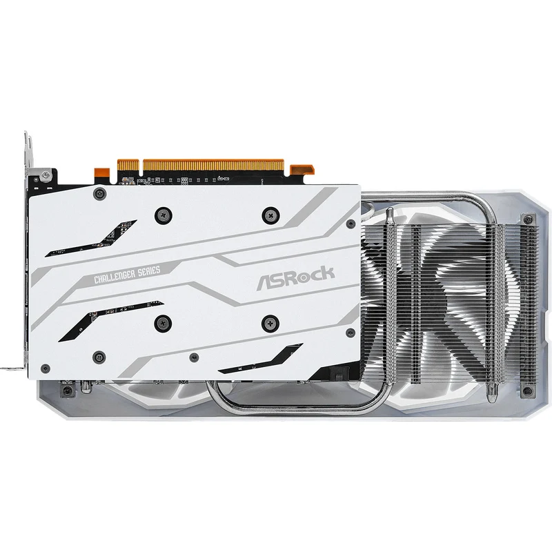 ASRock AMD Radeon RX 6600 Challenger 8GB GDDR6 Graphics Card (White)