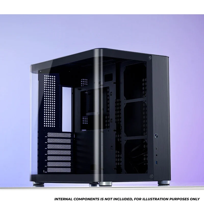 Jonsbo TK-2 ATX Separated Cabinet Computer Case (Black, White)