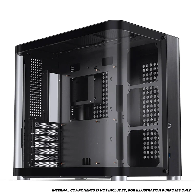 Jonsbo TK-2 ATX Separated Cabinet Computer Case (Black, White)