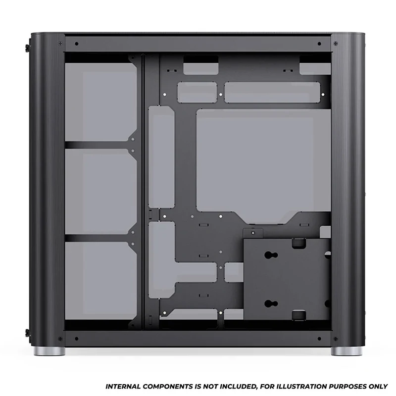 Jonsbo TK-2 ATX Separated Cabinet Computer Case (Black, White)
