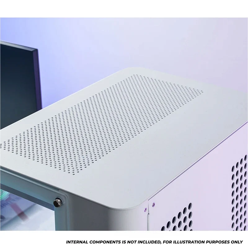 Jonsbo TK-2 ATX Separated Cabinet Computer Case (Black, White)