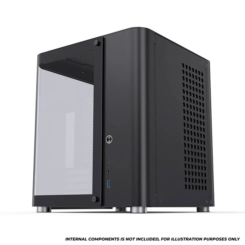 Jonsbo TK-1 M-ATX Separated Cabinet Computer Case (Black, White)