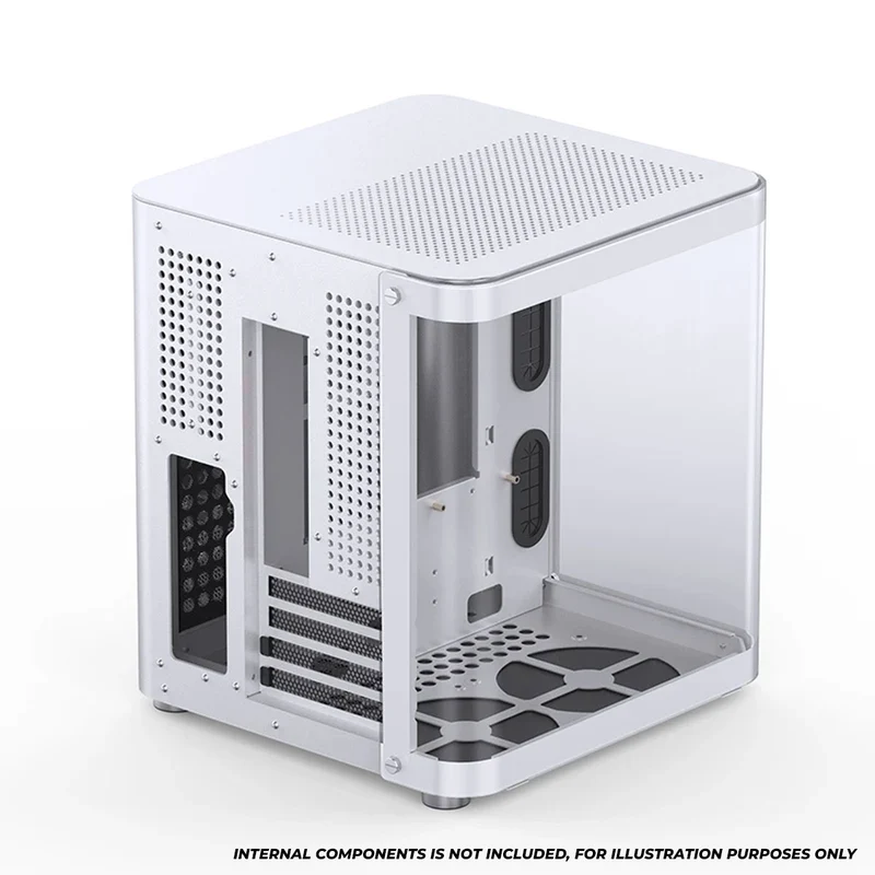 Jonsbo TK-1 M-ATX Separated Cabinet Computer Case (Black, White)