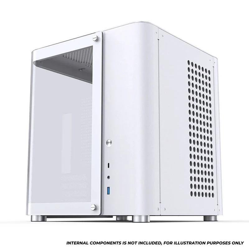 Jonsbo TK-1 M-ATX Separated Cabinet Computer Case (Black, White)