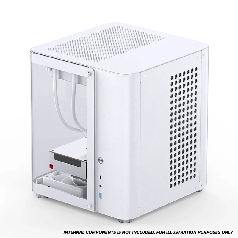 Jonsbo TK-1 M-ATX Separated Cabinet Computer Case (Black, White)